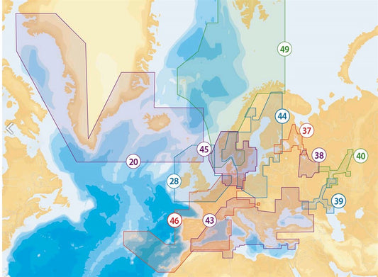 NAVIONICS +  VÄLJ OMRÅDE SJÄLV MICROSD/SD