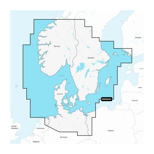GARMIN NAVIONICS+ EU645L SKAGERAK & KATTEGAT