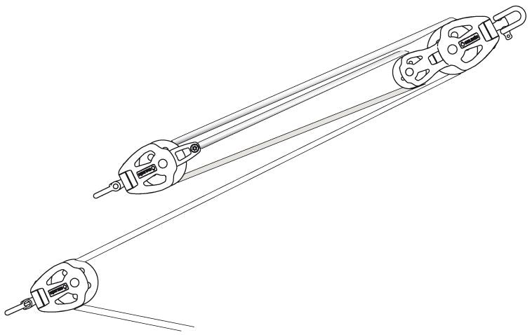 KICKTALJA UPP TILL 9M 8MM/4:1
