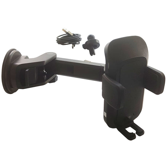 MOBILHÅLLARE AUTOMATIC TRÅDLÖS QI-LADDARE