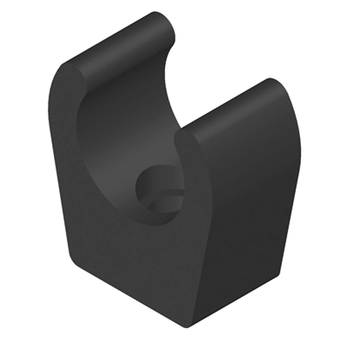 MONTERINGSKLÄMMA WHALE 15MM SVART 10-P