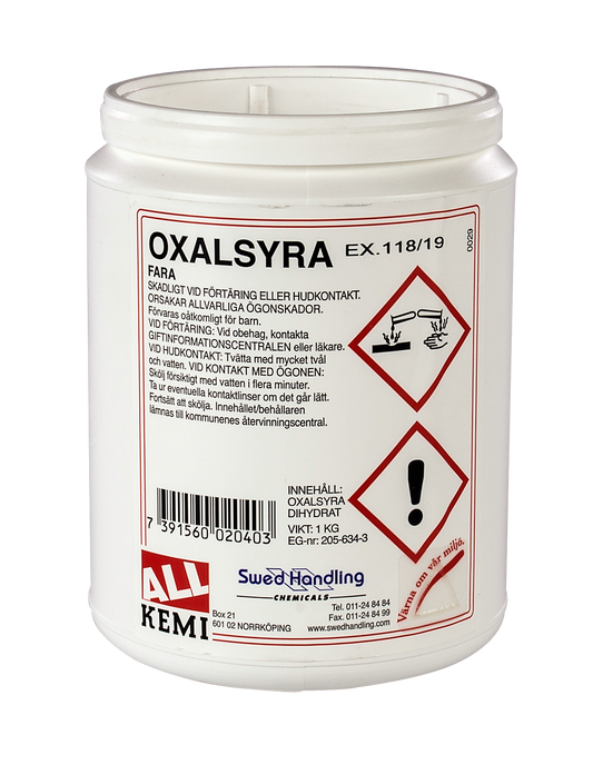 OXALSYRA PULVER 1KG