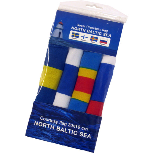 GÄSTFLAGGA 4-PACK NORTH BALTIC SEA