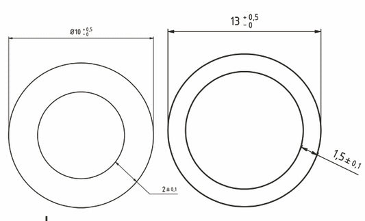 INSTICKSLIST SVART 16M/13MM