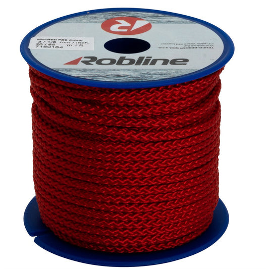 POLYESTERLINA MINISPOLE RÖD 3MM/20M